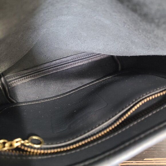 Vintage Coach Quincy Crossbody Shoulder Bag Purse Turnlock Black 9919 - Picture 8 of 8